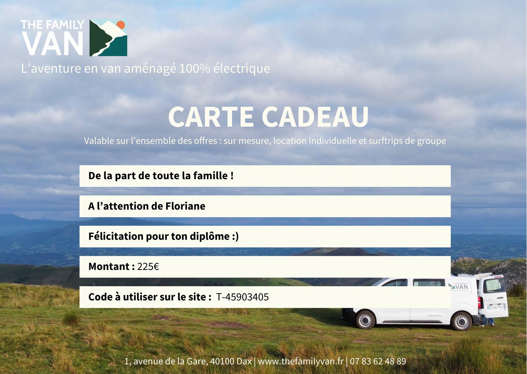 carte cadeau